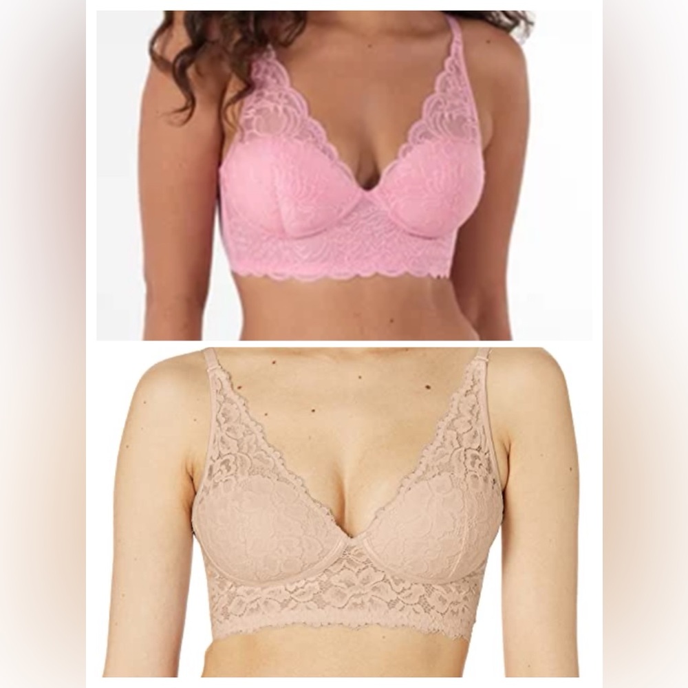 2 pcs Bali bras for women’s size 3XL/3XG color pink than new with tag